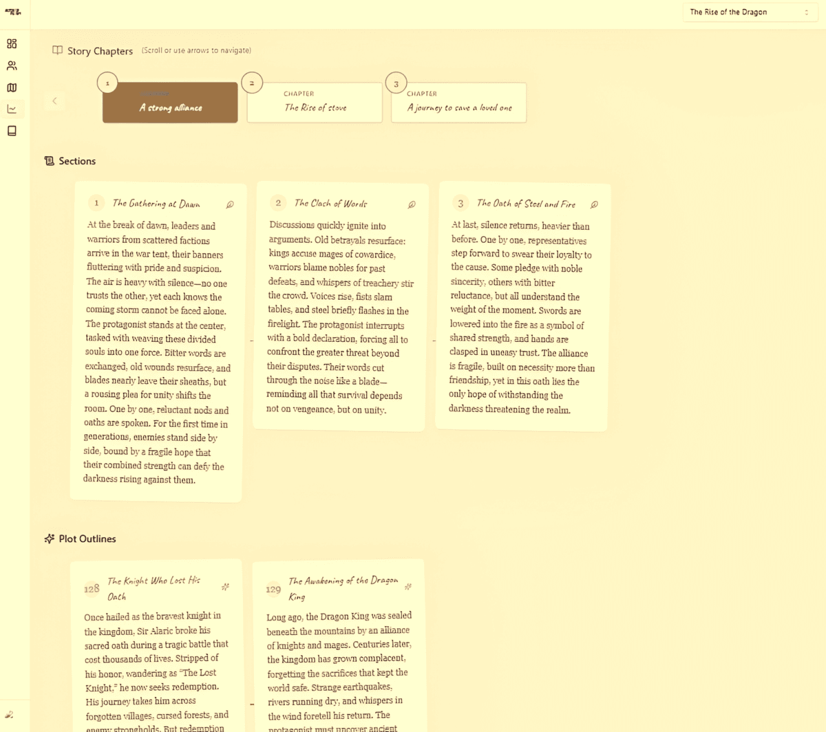 AuthorFlows novel timeline software organize events and chapters to keep pacing and order consistent.